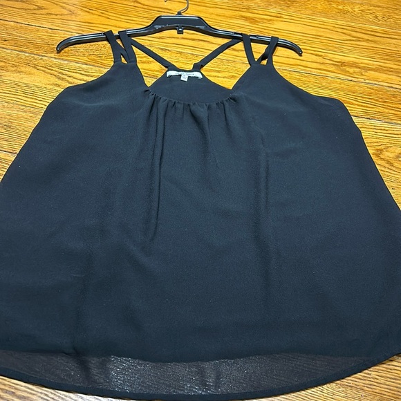 Naked Zebra black halter style fully line blouse. Black. Great condition. Large - Picture 1 of 7